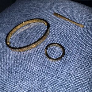 Love bracelet and ring